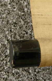 Roller Rod End made of Wood (Lacquered)