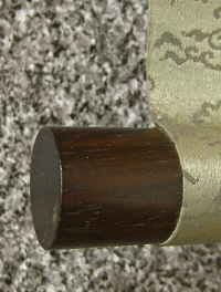 Roller End made of Ebony Wood (Shitan)