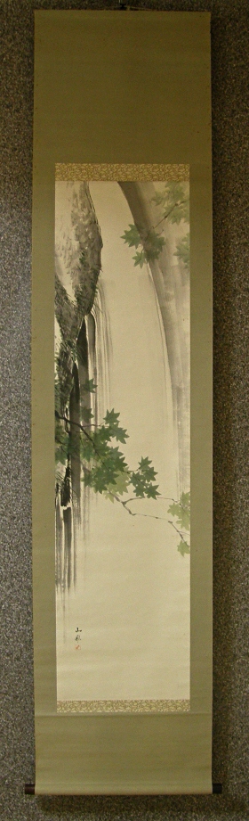 [ Waterfall & Maple Leaves ]