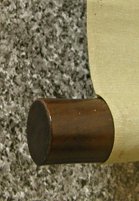 Roller Rod made of Shitan Ebony Wood