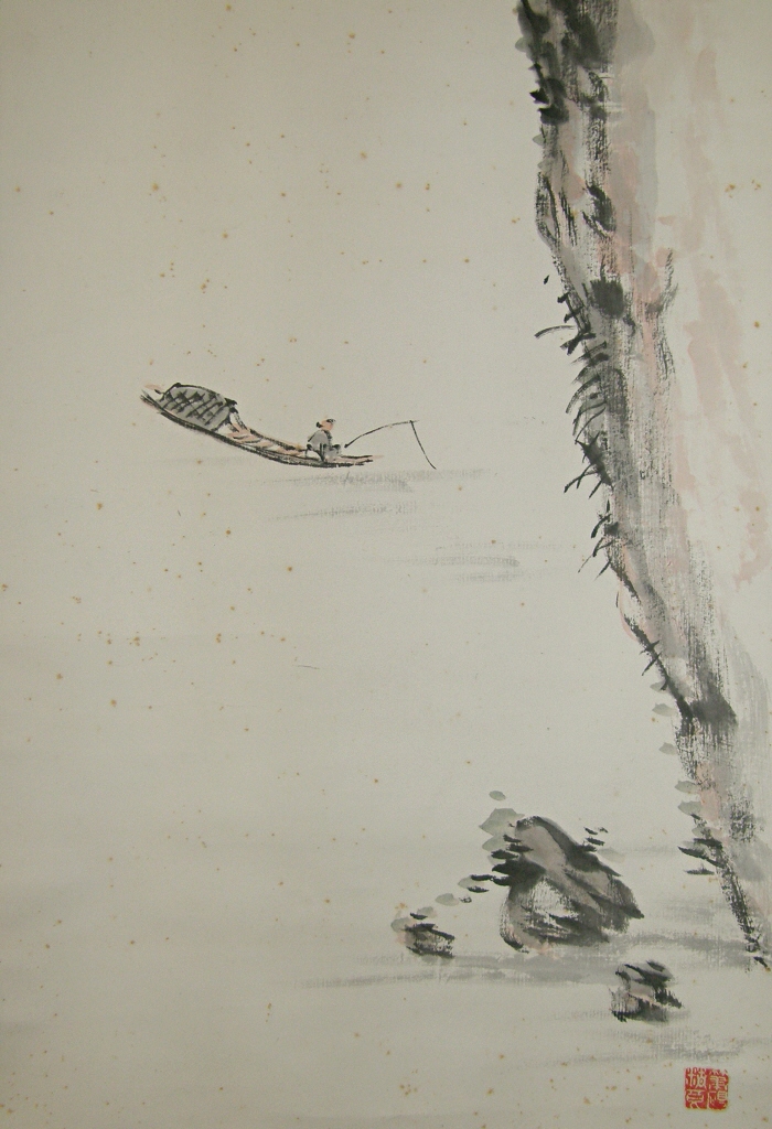 Japanese Sansui-ga Drawing