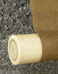 Roller End made from Antler