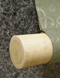 Roller End made from Antler