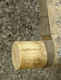 Roller End made from Antler