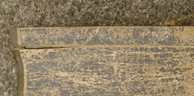 Tear at the Top part of the Mounting