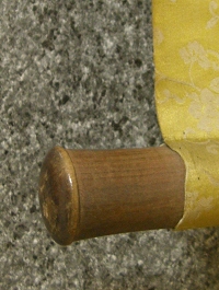 Roller End made of Wood
