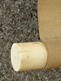 Roller End made from Antler