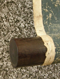 Roller End made of Ebony Wood