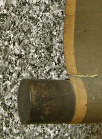 Roller End made of Ebony Wood