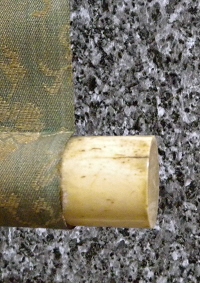 Kakemono End made of Deer Horn