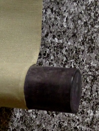 Jikusaki Roller End made of Kokutan Ebony Wood