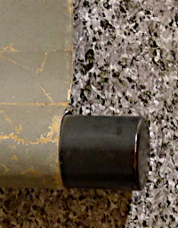 Jikusaki Roller End made of black Ebony Wood