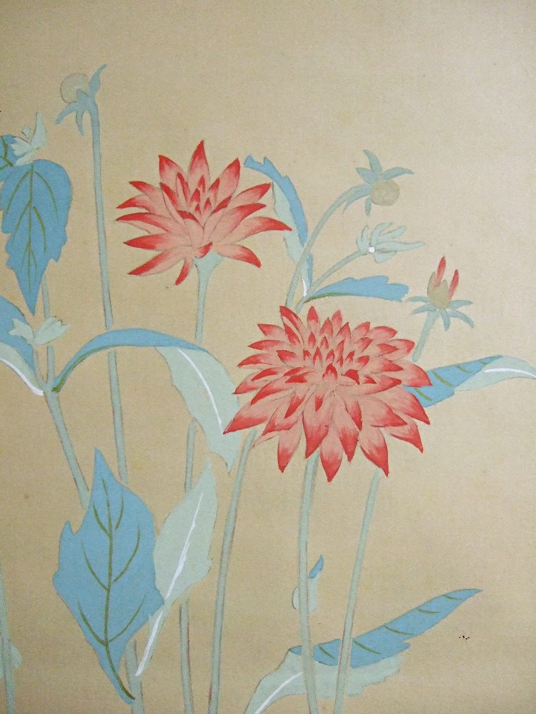 Keshi Poppy Flowers & Leaves