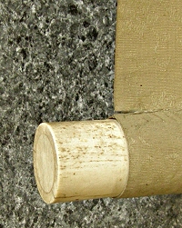 Roller End made from Antler