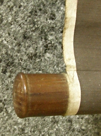 Roller End made of Wood