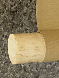 Roller End made from Antler