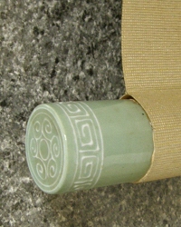 Roller End made of Japanese Pottery