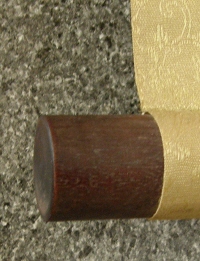 Roller End made of Ebony Wood
