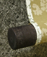 Ebony Roller Ends