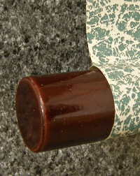 Lacquered Roller End made from Wood