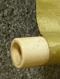 Roller End made from Antler (Caps are lost)