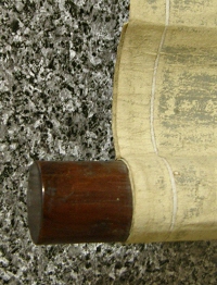 Roller End made of Wood