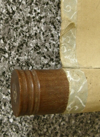 Roller End made of Wood