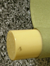 Roller End made of Plastic (Ivory Like)