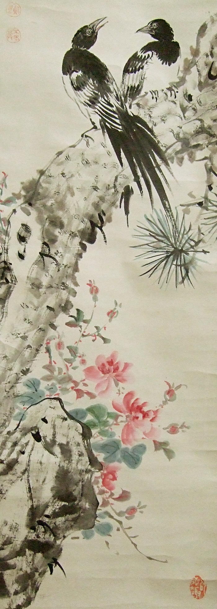 Japanese Kacho-ga Ink Drawing