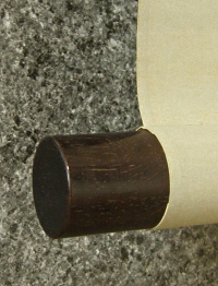 Roller End made of Ebony Wood