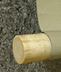 Roller End made from Antler