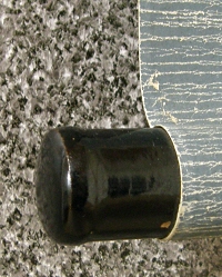 Roller End made of Wood (Lacquered)