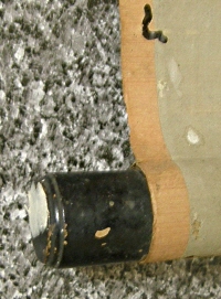 Lacquered Roller End made of Wood