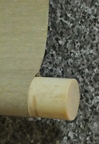 Kakemono End made of Staghorn (Shikatsuno)