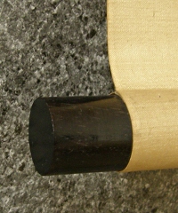 Roller End made of Ebony Wood