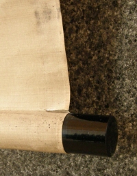 Roller End made from Wood