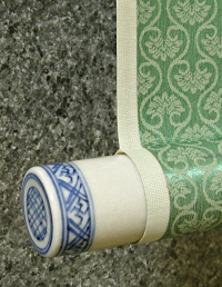 Roller End made of Pottery