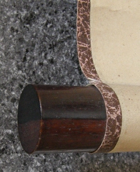 Roller End made of Ebony Wood