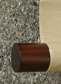 Roller End made from Ebony Wood