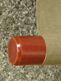 Roller End made from Wood (Lacquered)