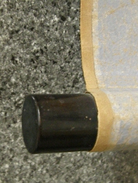 Roller End made of Ebony Wood