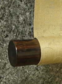 Roller End made of Ebony Wood