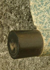 Roller End made of Ebony Wood