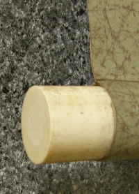 Roller End made from Antler