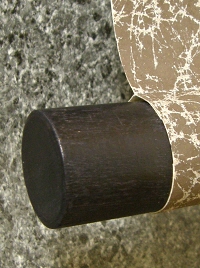 Roller End made of Ebony Wood