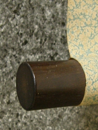 Roller End made of Ebony Wood