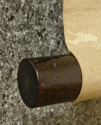 Roller End made of Ebony Wood