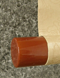 Lacquered Roller End