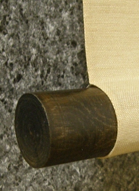 Roller End made of Ebony Wood