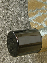 Lacquered Roller End